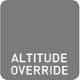 Altitude override mode.