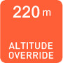 Altitude override mode.