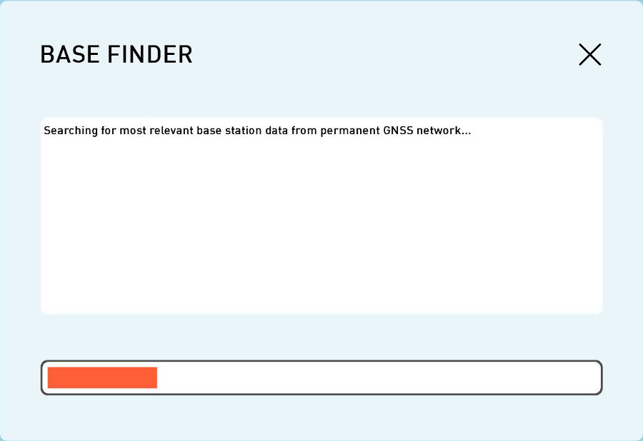 Base FInder Searching for most relevant basestaion.