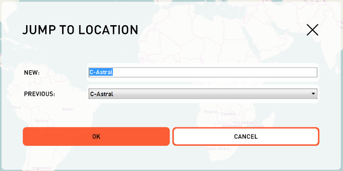 Location where you are going to plan flight mission.