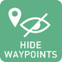 Show/hide waypoints.