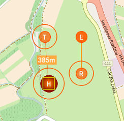 Home - Move the marker to change H point position.