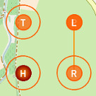 Home (H), Take-off (T), Rally (R) and Land/Parachute (L/P).