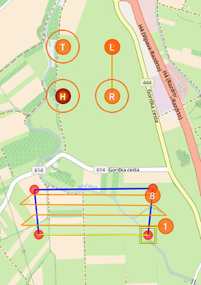 Simple Flight Plan - Using area drawing mode.