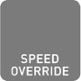 Speed override mode.