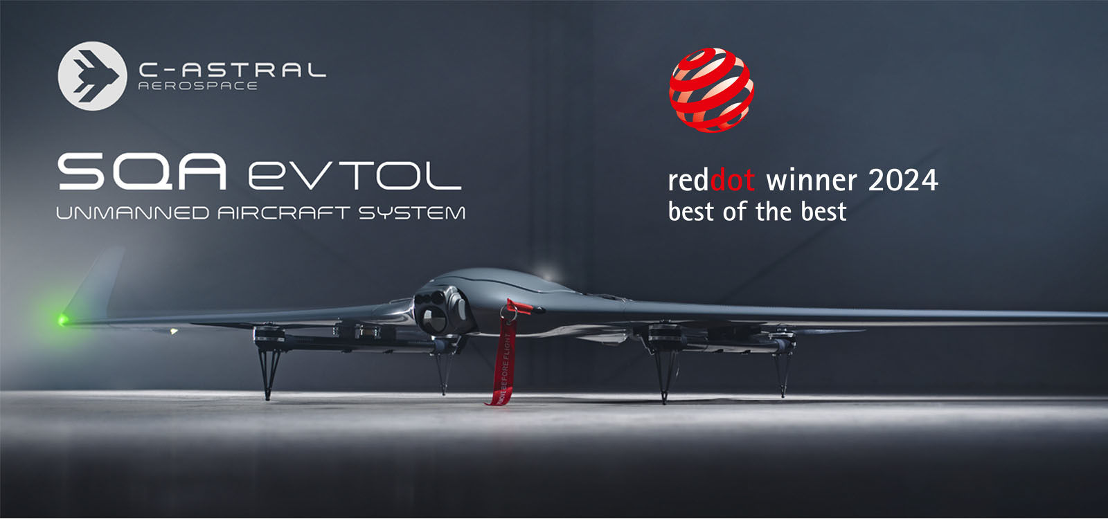 C-Astral Receives the Prestigious Red Dot Design Award for its Unmanned Aircraft System